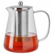 Chaleira 950ml De Vidro Borossilicato Com Infusor